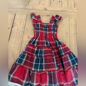 Little girl Hill House plaid nap dress worn only one time